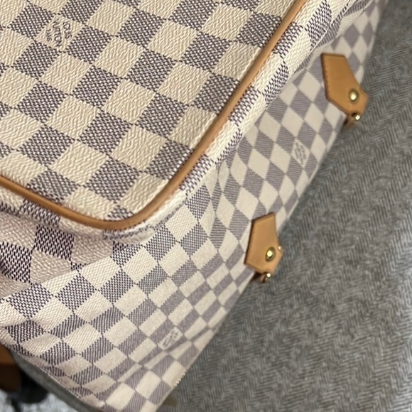 Louis Vuitton White Azure Saleyea PM - Picture 13 of 15